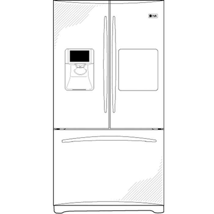 GE Profile™ 25.8 Cu. Ft. French-Door Refrigerator