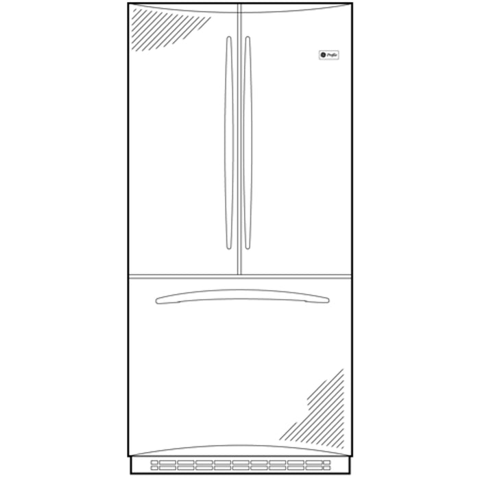 GE Profile™ 25.1 Cu. Ft. French-Door Refrigerator with Icemaker