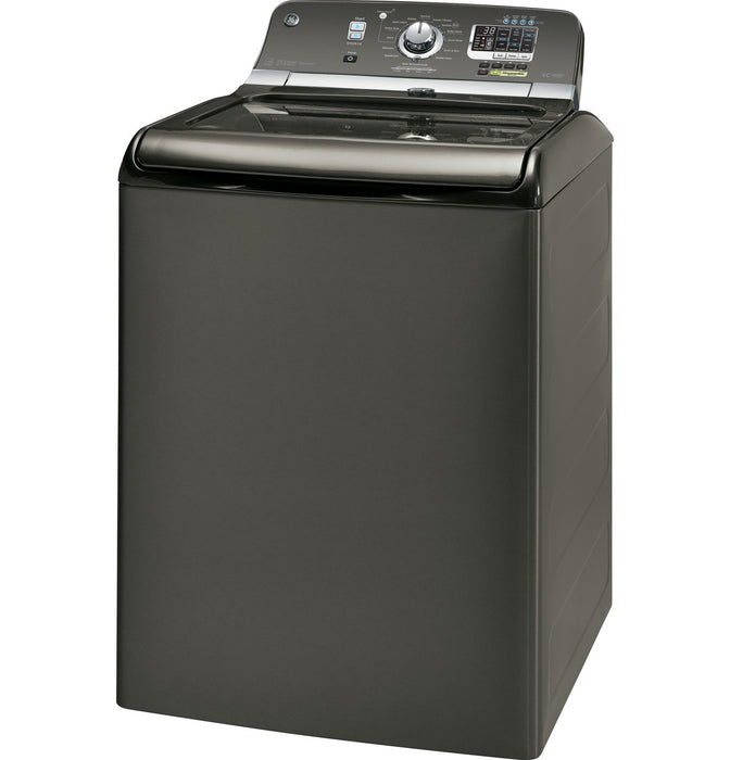 GE® 4.8 DOE cu. ft. capacity washer with stainless steel basket and steam