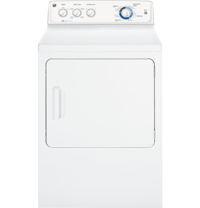 GE® 7.0 cu. ft. capacity Dura Drum electric dryer with HE Sensor Dry