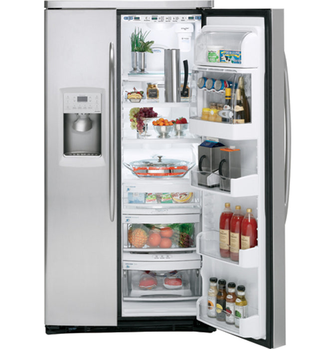 GE Profile™ ENERGY STAR® 25.5 Cu. Ft. Side-by-Side with Integrated Dispenser