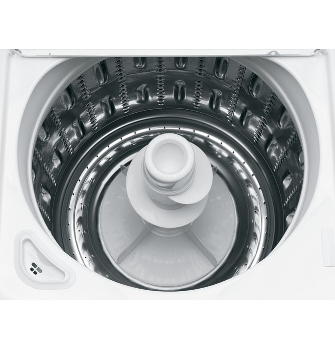 GE® 3.8 DOE cu. ft. washer with stainless steel basket