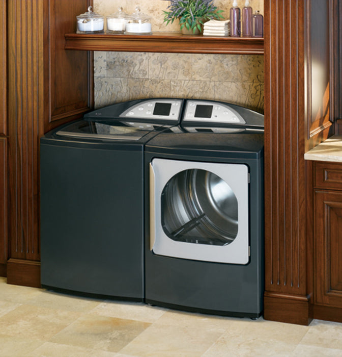 GE Profile Harmony™ 7.3 Cu. Ft. Capacity King-size Electric Dryer with Stainless Steel Drum