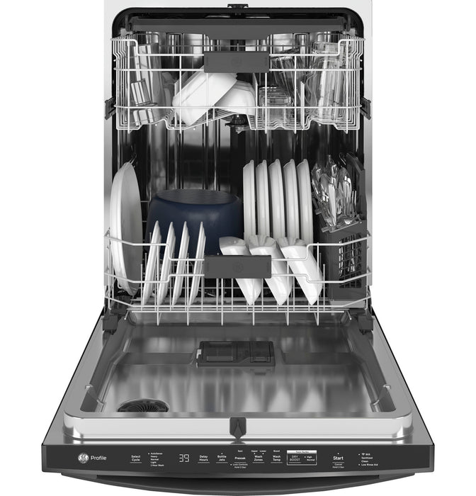 GE Profile™ ENERGY STAR® Top Control with Stainless Steel Interior Dishwasher with Sanitize Cycle & Twin Turbo Dry Boost
