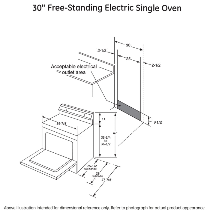GE Profile™ 30" Free-Standing Convection Range with Induction