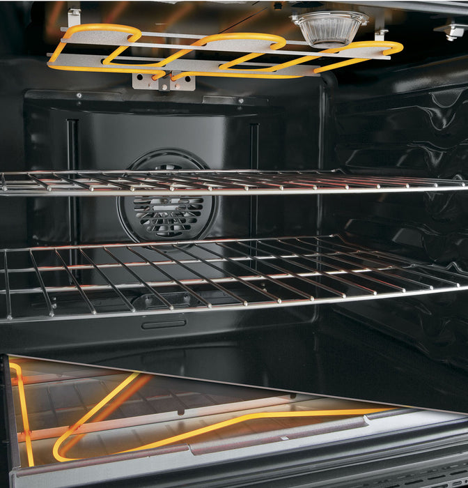 GE Profile™ 30" Free-Standing Convection Range with Induction