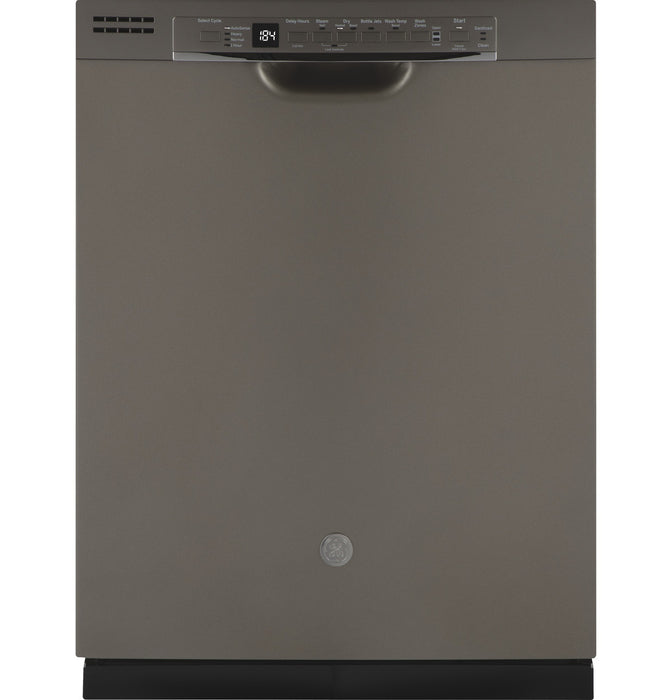 GE® Front Control with Stainless Interior Door Dishwasher with Sanitize Cycle & Dry Boost