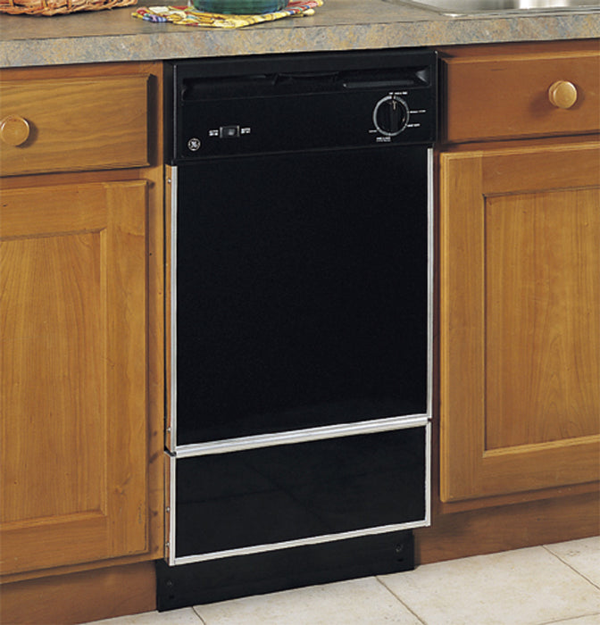 GE Spacemaker® 18" Built-In Dishwasher with 2 Wash Levels, 4 Cycle/6 Options and Standard Sound Insulation Package