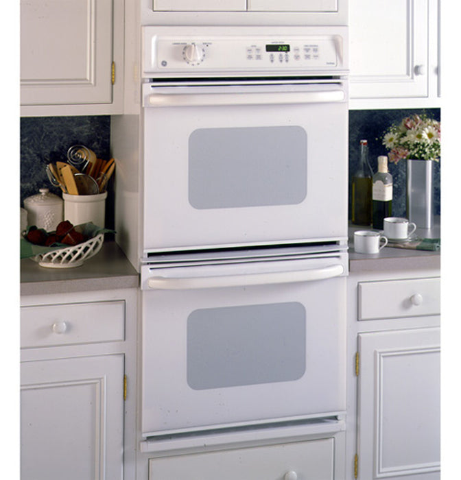 GE® 27" Electric Double Wall Oven with Self-Cleaning Upper Oven and Standard Clean Lower Oven