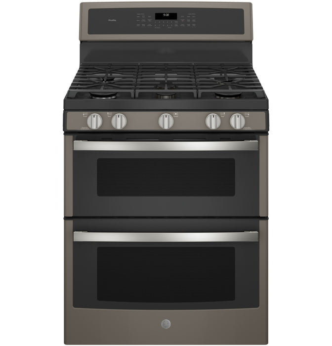 GE Profile™ 30" Free-Standing Gas Double Oven Convection Range