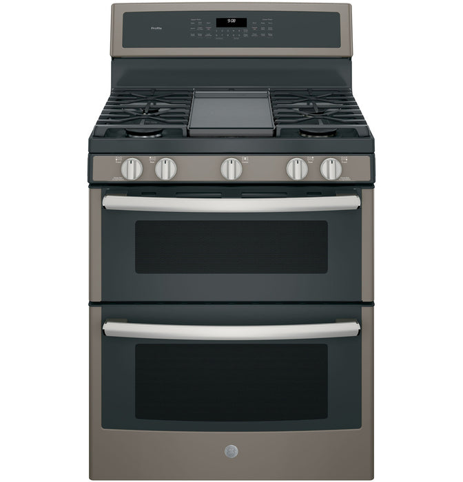 GE Profile™ 30" Free-Standing Gas Double Oven Convection Range