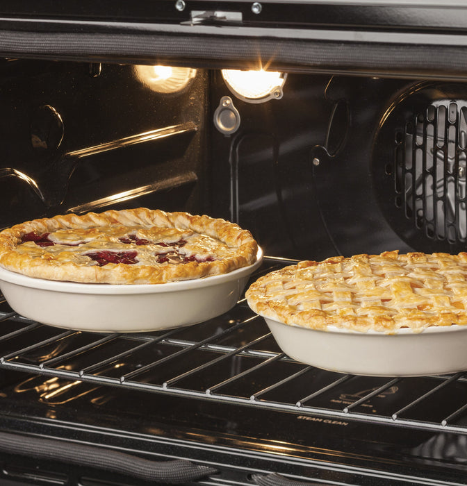 GE Profile™ Series 30" Free-Standing Electric Double Oven Convection Range