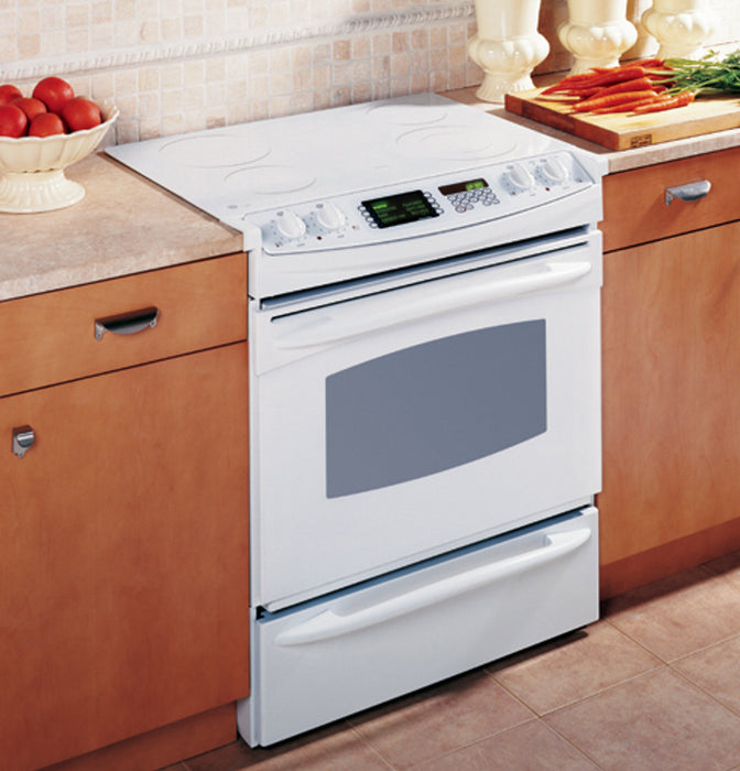 GE Profile™ 30" Slide-In Electric Range with Trivection® Technology