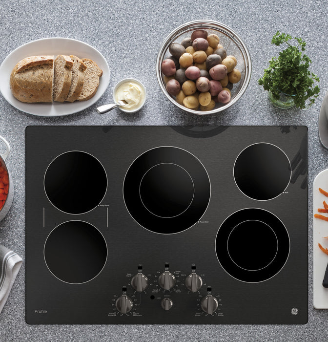 GE Profile™ 30" Built-In Knob Control Electric Cooktop