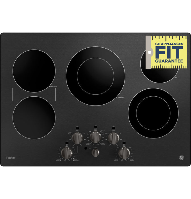 GE Profile™ 30" Built-In Knob Control Electric Cooktop