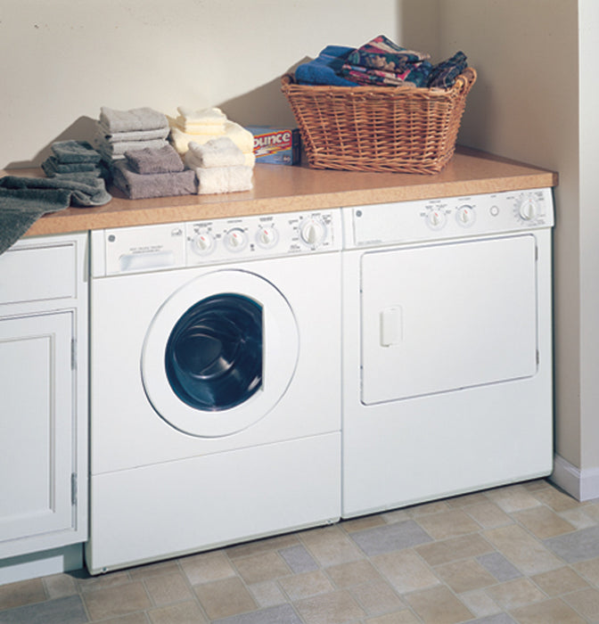 GE Spacemaker® High-Efficiency Frontload Washer with Stainless Steel Basket