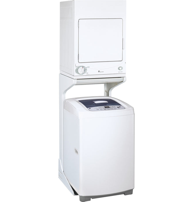 GE® Space-Saving 2.6 DOE cu. ft. Capacity Stationary Washer with Stainless Steel Basket