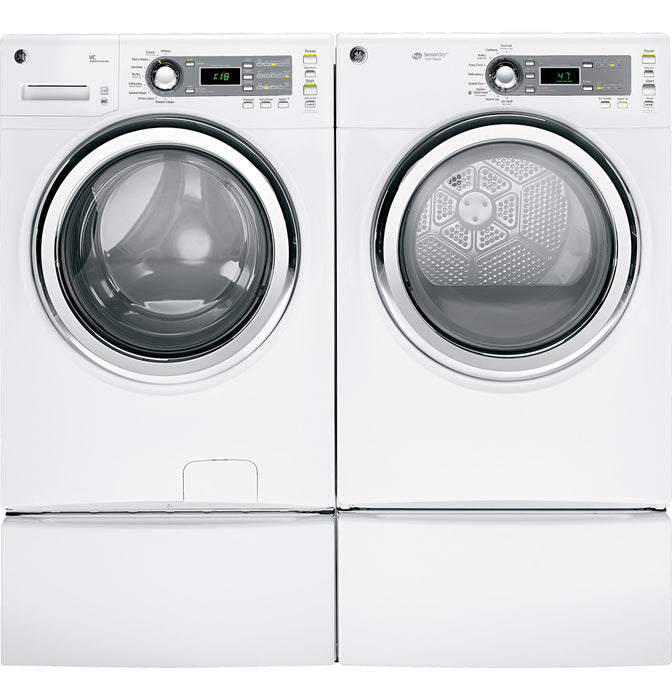 GE® 7.0 cu.ft. capacity electric dryer with steam