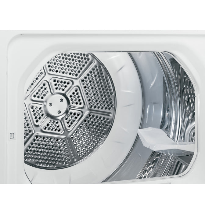 GE Profile™ 7.0 cu. ft. stainless steel capacity gas dryer with Steam and SensorDry Plus™