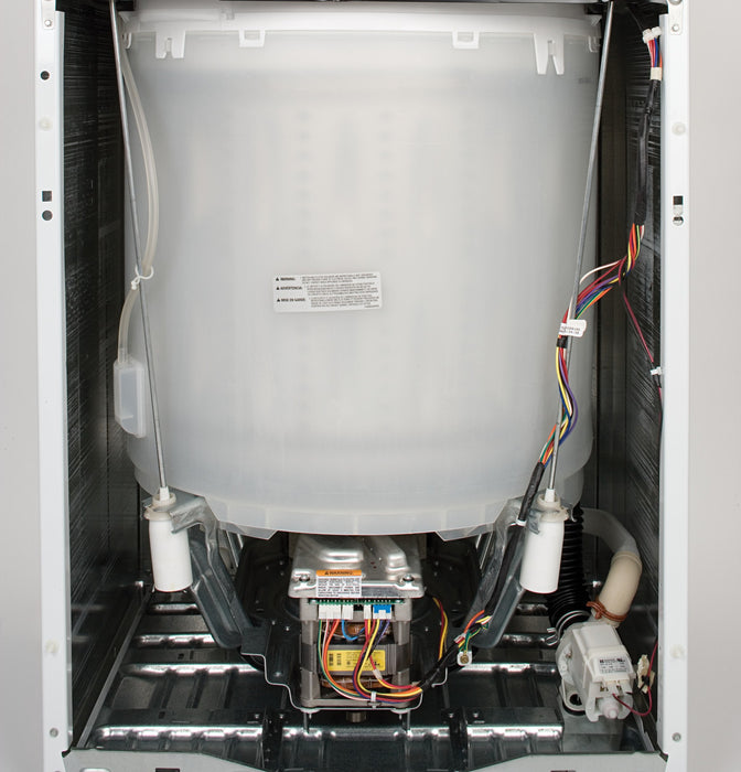 GE® 3.8 DOE cu. ft. stainless steel capacity washer