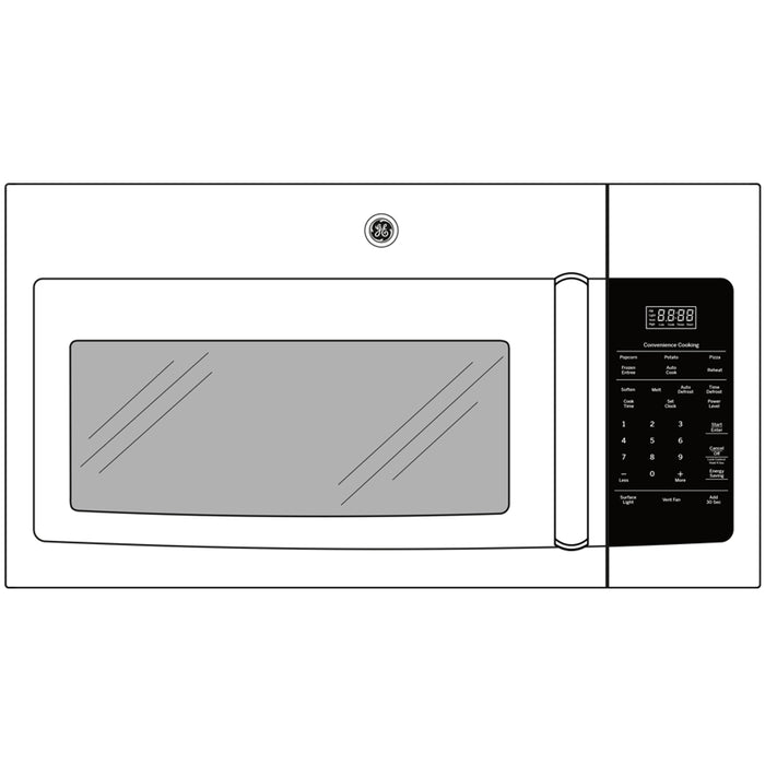 GE® 1.8 Cu. Ft. Over-the-Range Microwave Oven with Recirculating Venting
