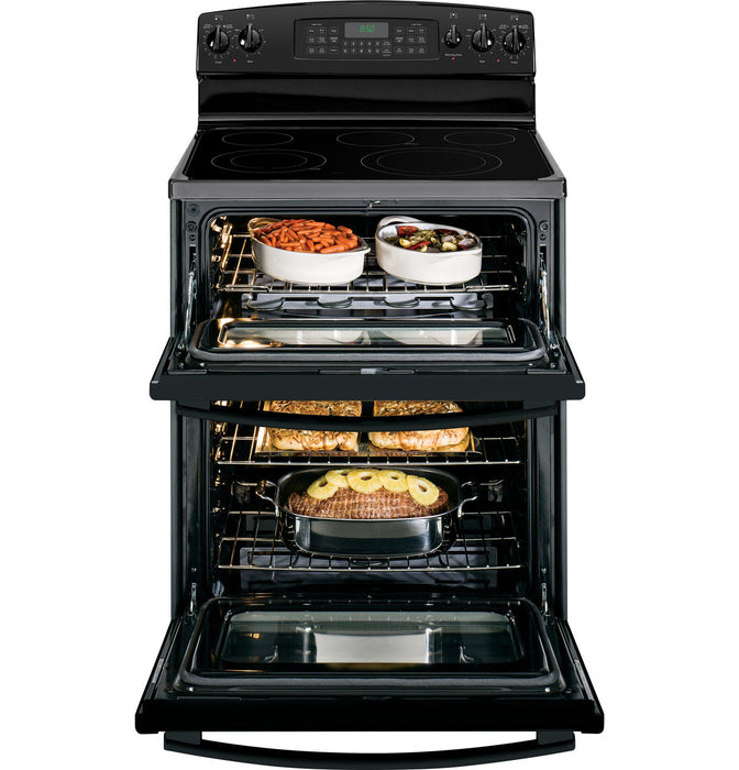 GE® 30" Free-Standing Electric Double Oven Range