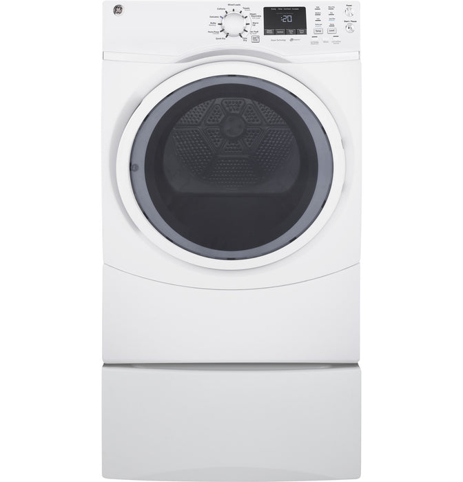 GE® 7.5 cu. ft. capacity Front Load gas dryer with steam
