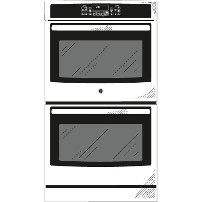 GE® 27" Built-In Double Convection Wall Oven