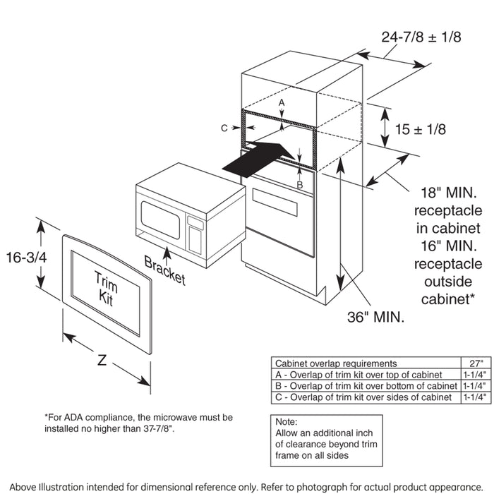 GE Profile Spacemaker II® 1.0 Cu. Ft. Microwave Oven