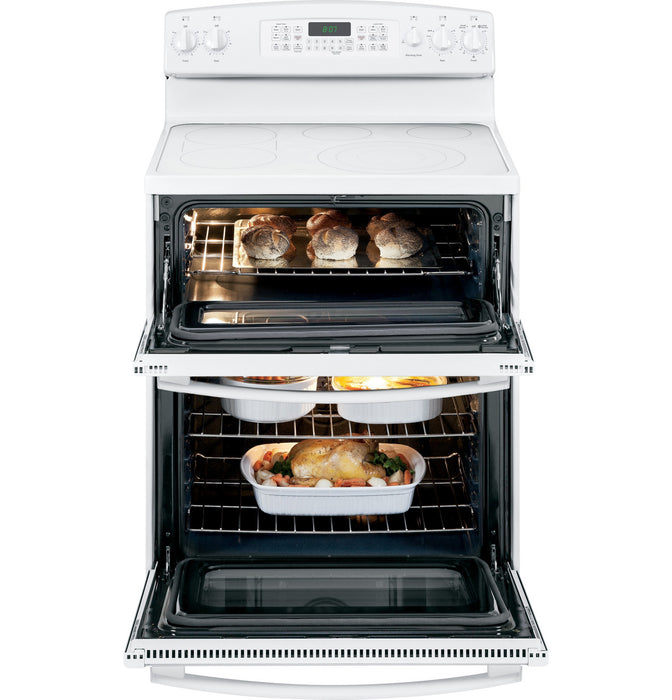 GE® 30" Free-Standing Electric Double Oven Range with Convection