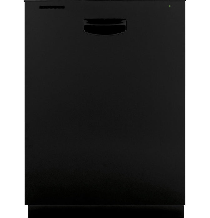 GE® Tall Tub Built-In Dishwasher with hidden controls and recessed handle