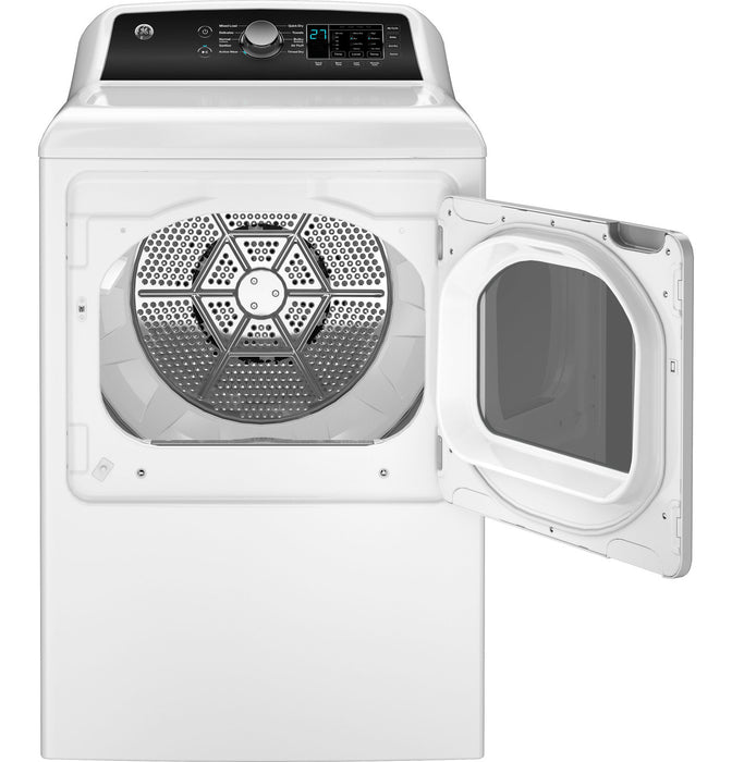 GE® 7.4 cu. ft. Capacity Gas Dryer with Up To 120 ft. Venting and Sensor Dry