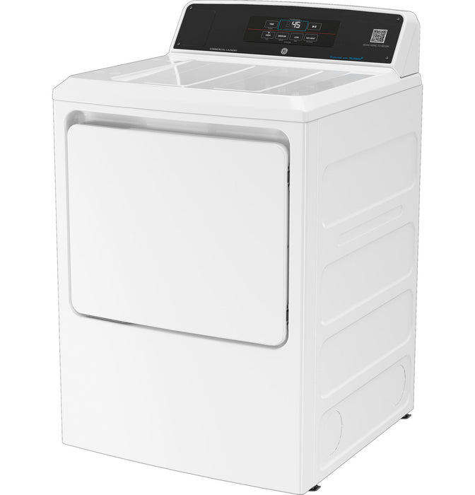 GE® 7.4 cu. ft. Capacity Gas Dryer with Built-In App Payment System SITE WIFI REQUIRED Optional Coin Drop, Front Serviceability, 5-Year Warranty