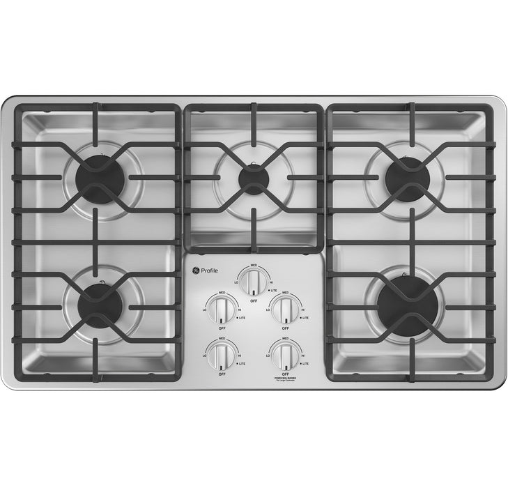 GE Profile™ 36" Built-In Gas Cooktop with Dishwasher-Safe Grates