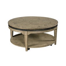 Plank Road Artisans Round Cocktail Table