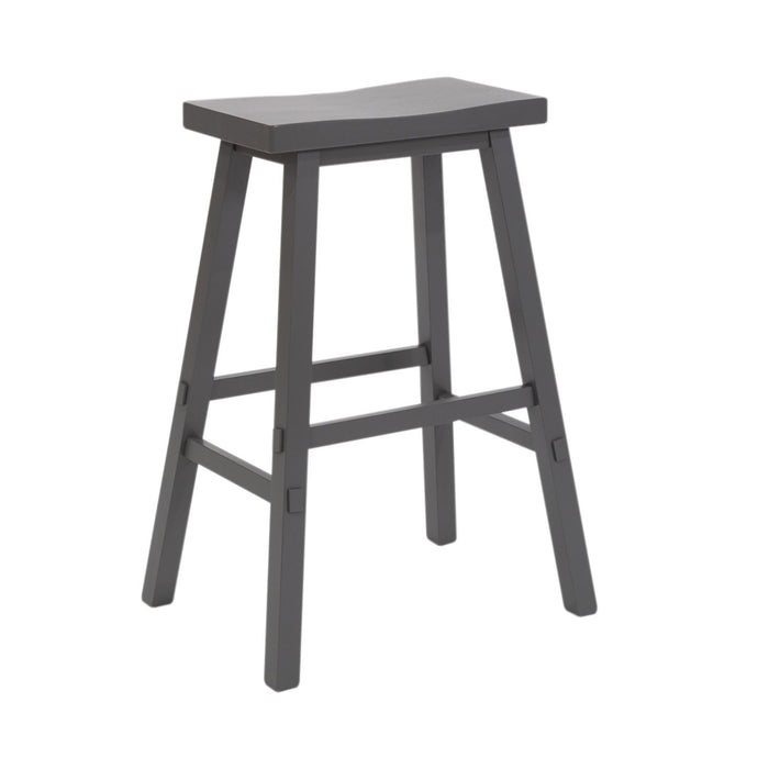 Creations - 24 Inch Sawhorse Counter Stool- Gray