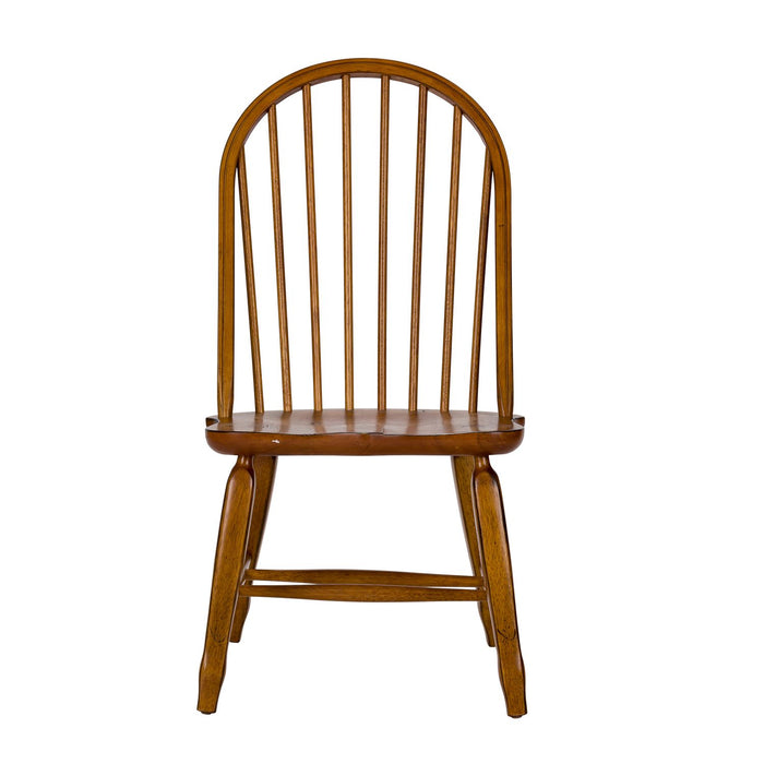 Treasures - Bow Back Side Chair - Oak