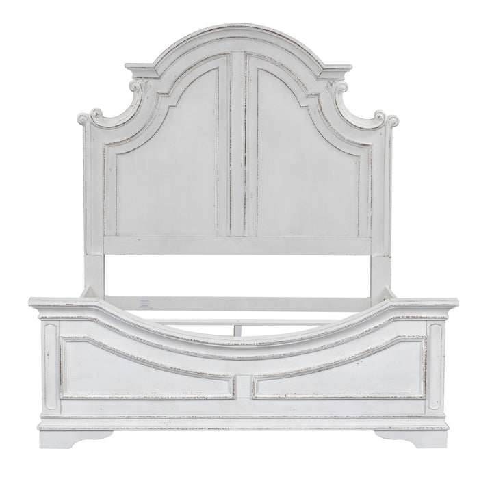 Magnolia Manor - King California Panel Bed, Dresser & Mirror, Chest, Night Stand