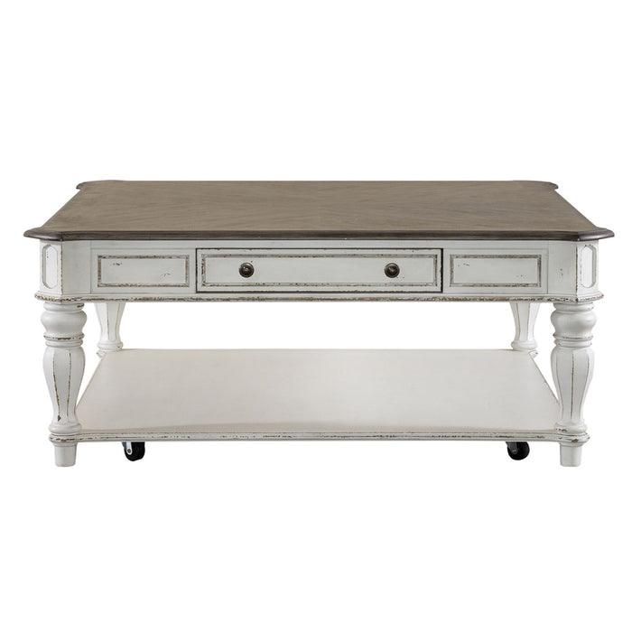Magnolia Manor - Oversized Square Cocktail Table