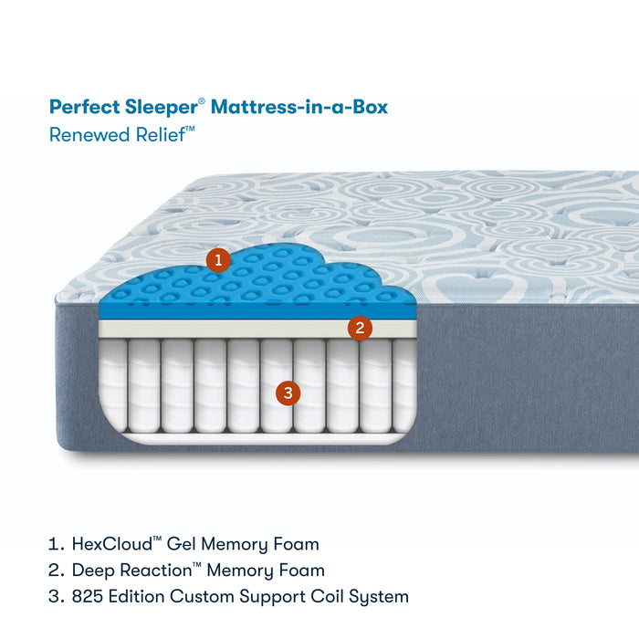 Perfect Sleeper Mattress-in-a-Box Hybrid Twin / Plush