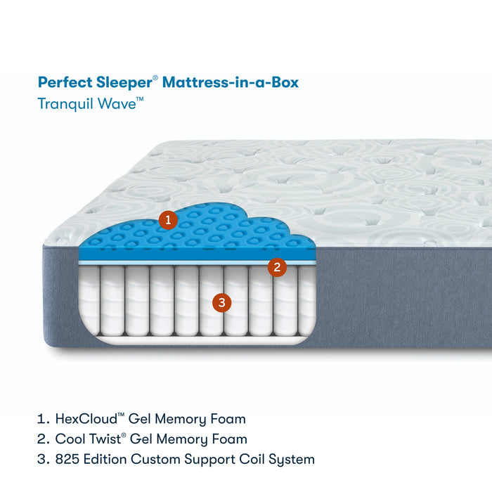 Perfect Sleeper Mattress-in-a-Box Hybrid Queen / Medium