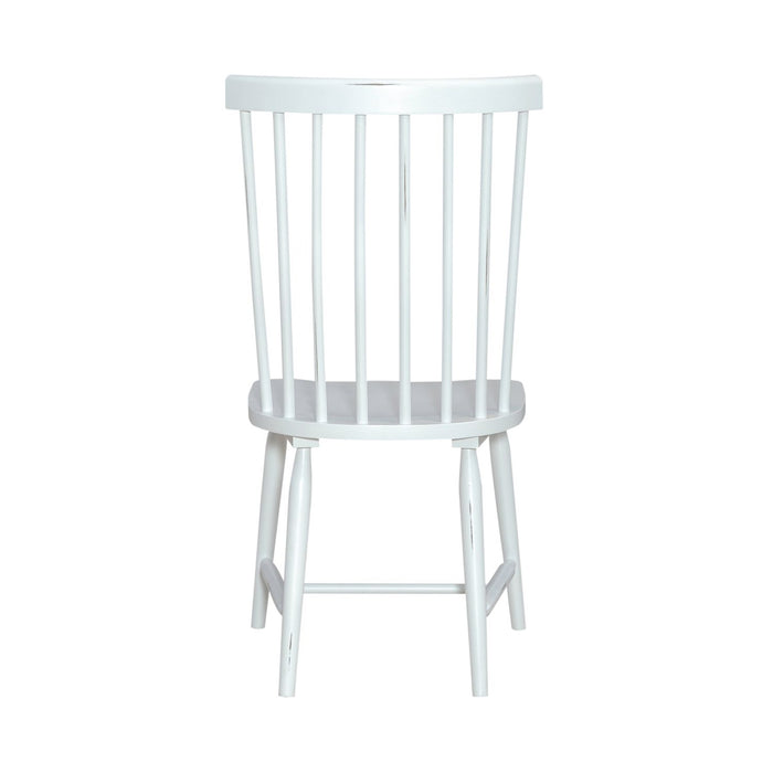 Capeside Cottage - Spindle Back Side Chair - White (RTA)