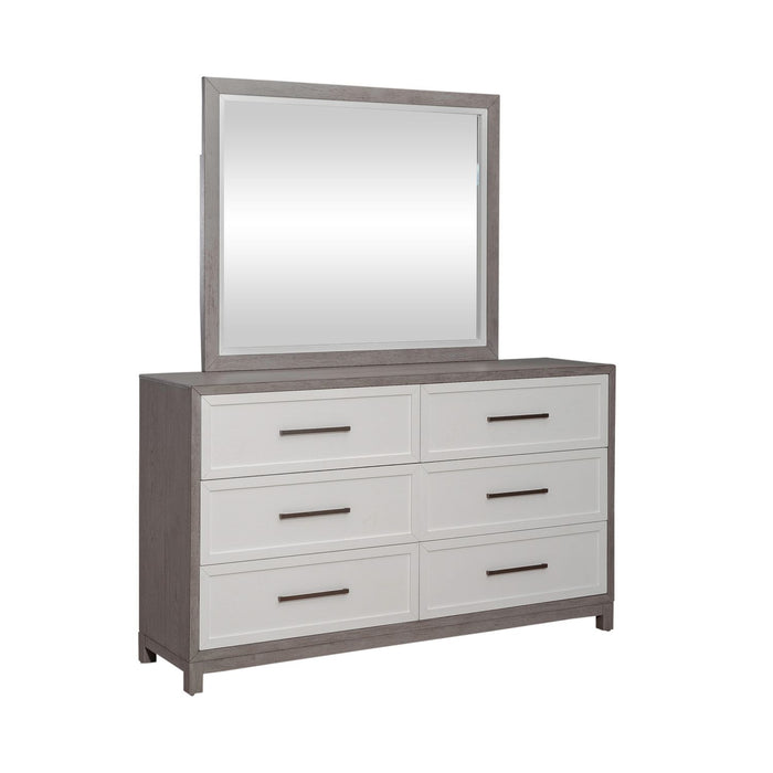 Palmetto Heights - King Panel Bed, Dresser & Mirror, Chest, Night Stand