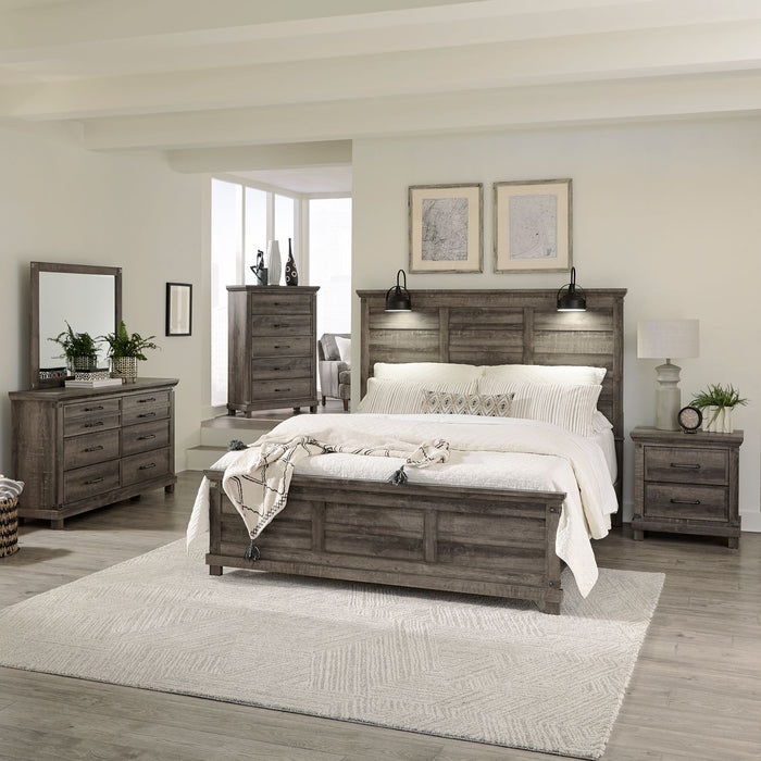 Lakeside Haven - Queen Panel Bed, Dresser & Mirror, Chest, Night Stand