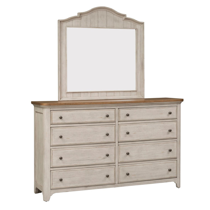 Farmhouse Reimagined - King Sleigh Bed, Dresser & Mirror, Chest, Night Stand