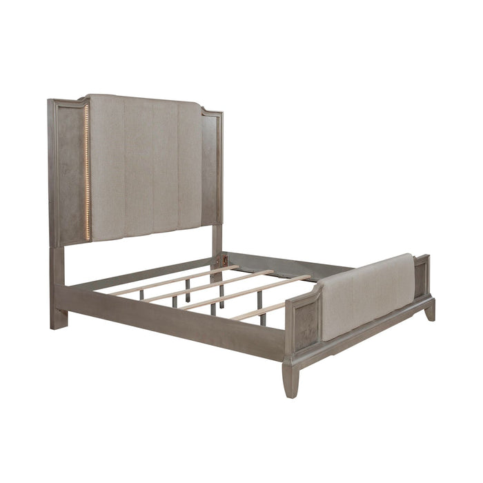 Montage - King Uph Bed, Dresser & Mirror, Chest, Night Stand