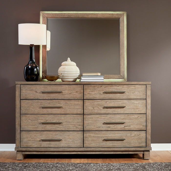 Canyon Road - King Uph Bed, Dresser & Mirror, Chest, Night Stand
