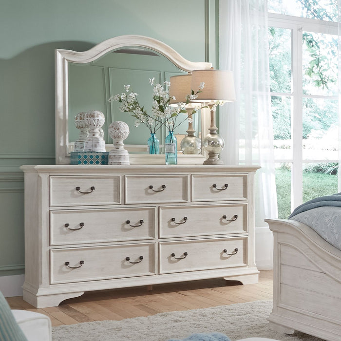 Bayside - King California Panel Bed, Dresser & Mirror, Chest, Night Stand