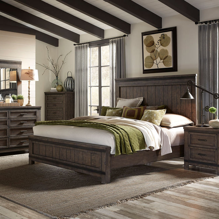 Thornwood Hills - Queen Panel Bed, Dresser & Mirror, Chest, Night Stand