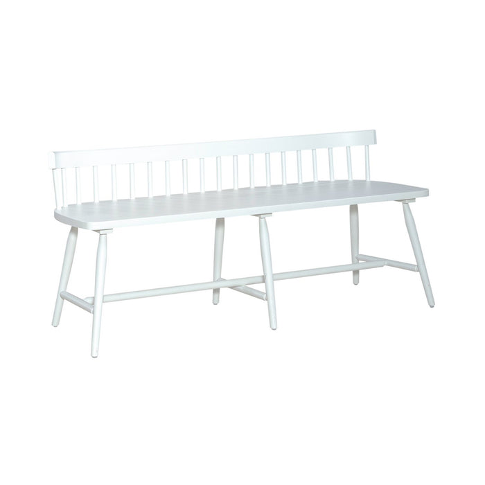 Capeside Cottage - Spindle Back Dining Bench - White (RTA)